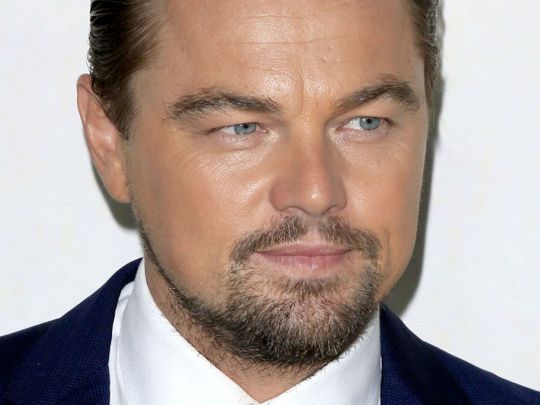 Leonardo Dicaprio à la projection du documentaire Before the Flood à Los Angeles le 24 octobre 2016. © Future-Image via ZUMA Press /Bestimage