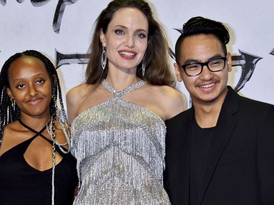 Maddox, Zahara et Angelina Jolie
