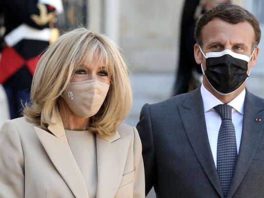 Brigitte et Emmanuel Macron