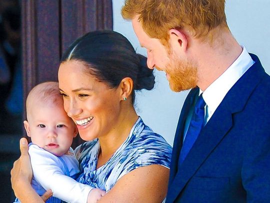 Le prince Harry, Meghan Markle et Archie