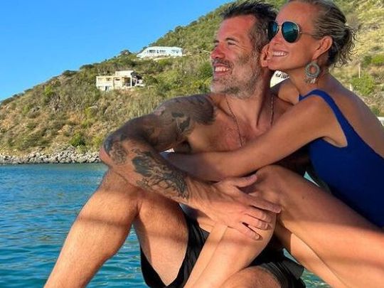 Jalil Lespert et Laeticia Hallyday